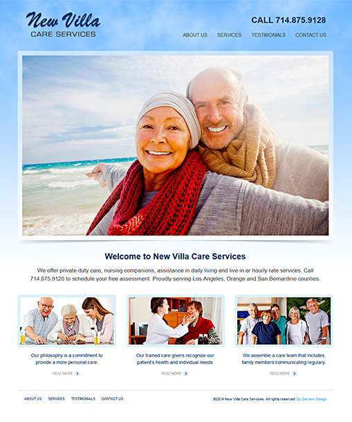 New Villa Care Website