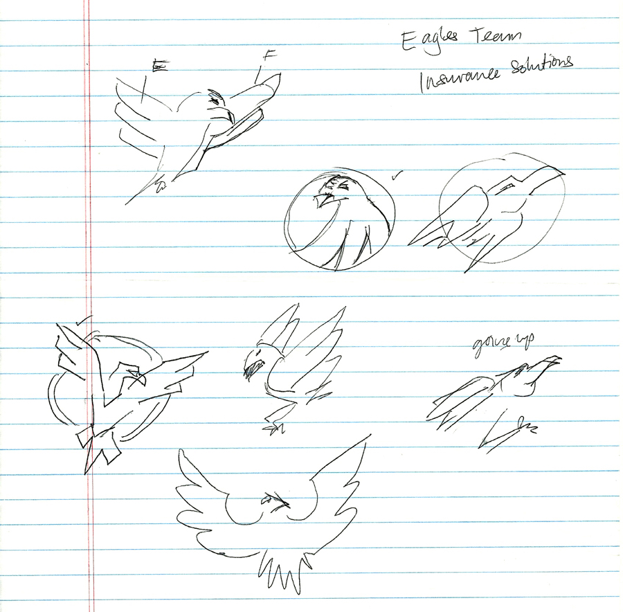 Eagles logo sketch